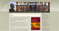 Desktop Screenshot of barbaraappelbaumbooks.com
